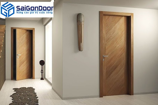 Mẫu cửa gỗ công nghiệp HDF Saigondoor cho căn hộ chung cư
